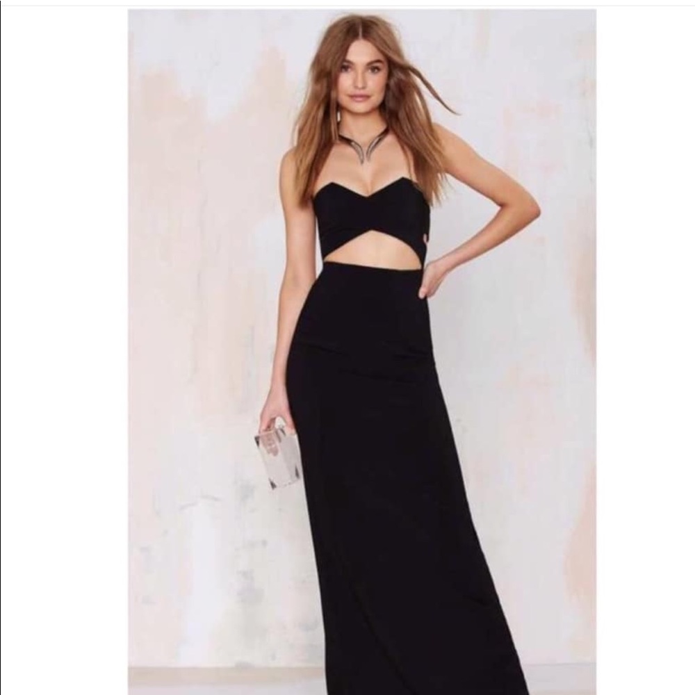 SOLACE LONDON BLACK DRESS